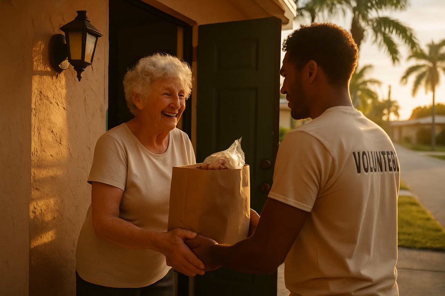 Vehicle donation moment in Fort Lauderdale